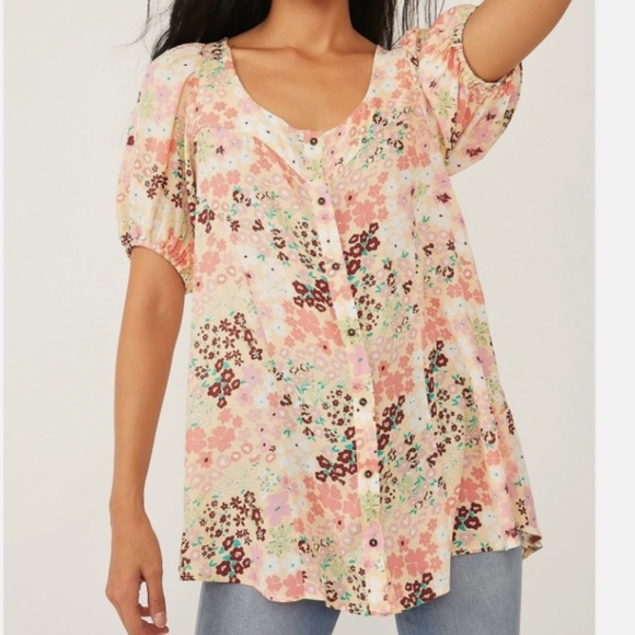 Free People Callie Tunic top medium - Picture 1 of 8